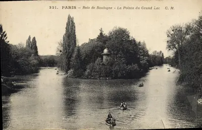 Paris — Bois de Boulogne — La Pointe du Grand Lac — C. M. — n° 321
