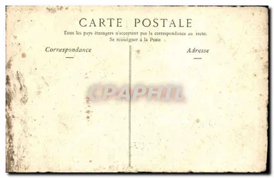 Ruínas das portas da cidade de Saint-Denis do lado de Paris — ND Fot — Verso