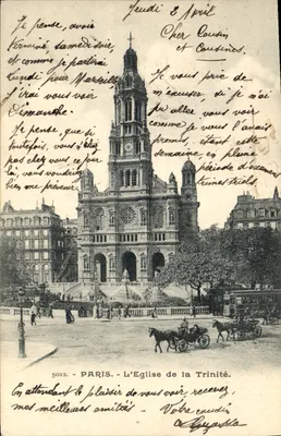 Paris - A Igreja da Trindade — editor anônimo, n° 5022