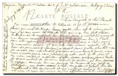 Parijs — Het Dôme des Invalides — Antieke ansichtkaart n°261 — Achterkant