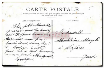 Paris — La Bastille, Colonne de Juillet. Éditeur : S. — Timbre 10c. — Verso