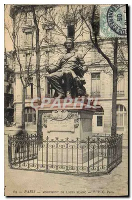 Paryż — Pomnik Louisa Blanc — P. P. C. Paryż