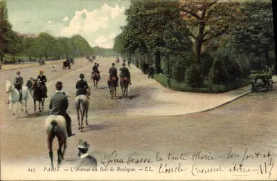 Paryż — Aleja Bois de Boulogne — LL. n°257