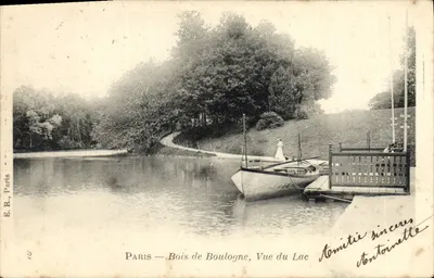 Paryż — Las Boulogne, Widok na Jezioro — E.R., Paryż, nr 2