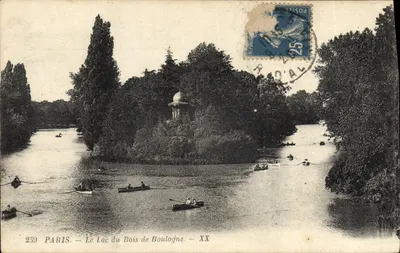 Paryż — Jezioro w Bois de Boulogne — n°239