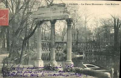 Paryż — Park Monceau — Ruiny — wydawca anonimowy, nr 20