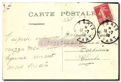 PARIS — Katedra Notre-Dame, boczna fasada — C. M., n° 236 — Rewers