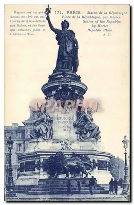 Paryż — Statua Republiki — autor Morice, A.P. nr 131