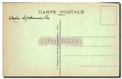 Paris — A Avenida dos Campos Elísios e os Cavalos de Marly — A.P. — Verso