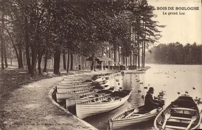 Bois de Boulogne — Le grand Lac — Édition spéciale de la Phoame d'Or, Newilly