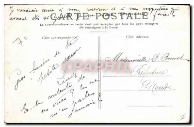 Paris — Die Place de la Bastille — Verlag nicht erkennbar — Rückseite