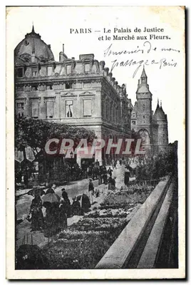 PARIS — Pałac Sądowy i Rynek Kwiatowy — CRAPHIL