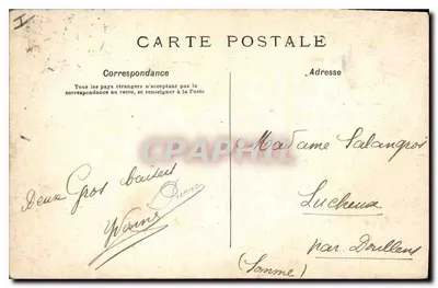 Paris Saint-Augustin — éditeur non identifié, n° de série non visible — Verso