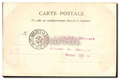 PARIS — Tuin van de Tuileries — C. L. C. — Achterkant