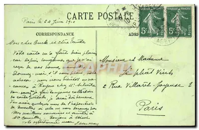 Paris — O Ponte Alexandre III — LL. n°875 — Verso