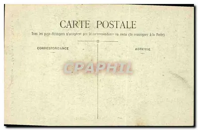Paryż - Panthéon - 'Le Penseur', autorzy Rodin — C.M. n°722 — Rewers