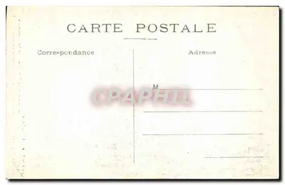Statua Karola Wielkiego — odkryta w XVIII wieku w katedrze św. Julianna-le-Pauvre — Wydawnictwo Attée, Paryż — Rewers
