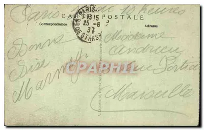 París — Los Invalidos — A. L. — Reverso
