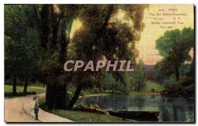 Parc des Buttes Chaumont — Le Lac — A.P. n°402