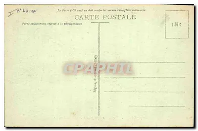 Le Puy — Vista panorâmica tirada da estrada de Saugues — Ideal, n° 8007 — Verso