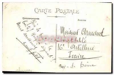 Le Puy — Widok na katedrę z Rocher Cornille — 4134 — Rewers