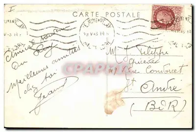 Le Puy (Hte-Loire) — Vista Geral dos 2 Rochos — Combier Imp. Macon — Verso
