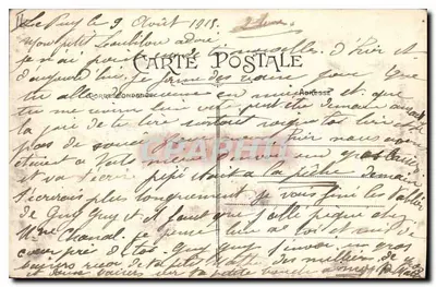 Le Puy — Statua generała Lafayette — VM — Rewers