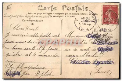 Le Puy — Vista geral tirada da Côte de Rochearnaud — Editor não identificado, n° 8 — Verso