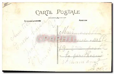 Le Puy — Panoramiczny widok na Cztery Skalne Wzgórza — VM — Rewers