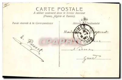 Rocher Saint-Michel d'Niguilhè — Hte Loire — editor desconhecido, n° 493 — Verso
