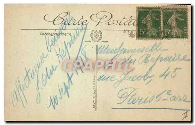 Le Puy — Rocher d'Aiguilhe — Wydawca Lévy & Cie, Paryż, n°33 — Rewers