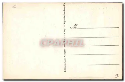 Le Puy — O Rocher Saint-Michel d'Aiguilhe — Aspect Oeste — Le Velay Illustré 192 — Verso