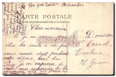 Le Puy — Katedra św. Laurenta (gotycka XIV wieku) zawiera grobowiec Guesclina — Rewers