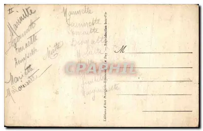Le Puy-en-Velay — Widok na ogród Henri-Vinay i miasto — Wydawnictwo Margerit-Bémond — Rewers