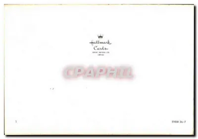 Fee mit Blumenstrauß — Illustration — Hallmark Cards Great Britain Ltd Empire, Serie 59BM 36-7 — Rückseite