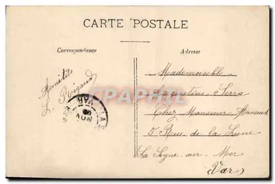 Fleurs de Jardin — M.F. PARIS — Verso