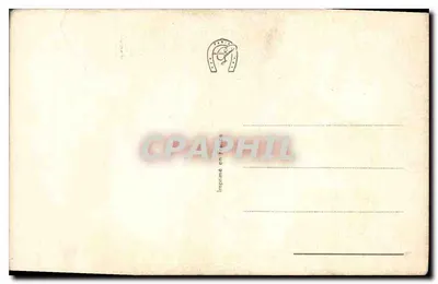 Stara pocztówka Kobieta — Rewers