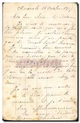 Pielęgniarka i ranny — Niezmierna Francja — Furia 323 — Rewers
