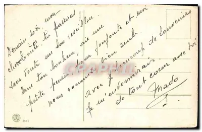 Galho de pinheiro, visco e sinos — Feliz Natal — editor não identificado, número de série não visível — Verso