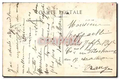 Gabriel-Honoré Riquetti hrabia de Mirabeau — wejście do fortecznego Joux — wydawca nieznany — Rewers
