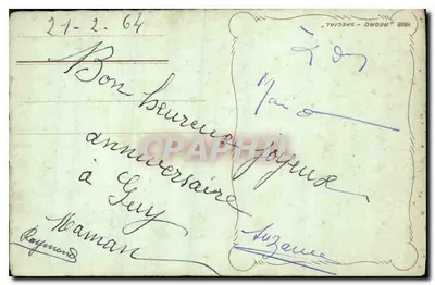 Rosace — Aniversário — Bégró - Especial n°8868 — Verso