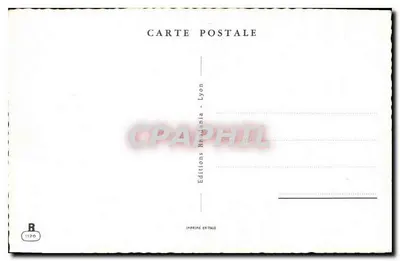 Arranjo de flores — lírios e pensos — Edições Rhodania, Lyon, n°1120 — Verso