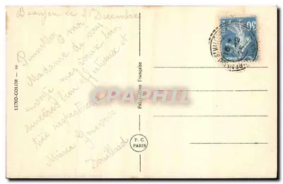 Zamrażona świątynia — Szczęśliwego Nowego Roku — LEXO-COLOR n°10 — Rewers