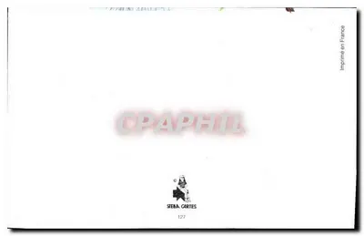Paisaż zimowy — Szczęśliwego Nowego Roku — SEBA CARTES n°127 — Rewers