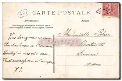 Le Nid — scena poproszenia w małżeństwo — E.L.D. — Rewers