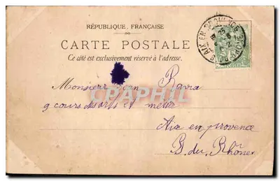 L'Angelus — cena de campo — editor J. Milliet, Paris — Verso