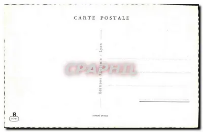 Arranjo de flores — desenho aquarelado — Edições Rhodania, Lyon — Verso