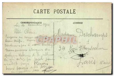 Marseille — Plac Bourse — E.L. n°106 — Rewers