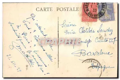 MARSEILLE — Plac Borszy — Wydawca: N. V. (Nouveau Vieux) — Rewers