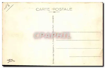 Marsylija — Wejście do Starego Portu i most Transbordeur — Wydawnictwo « La Cigogne » — Rewers
